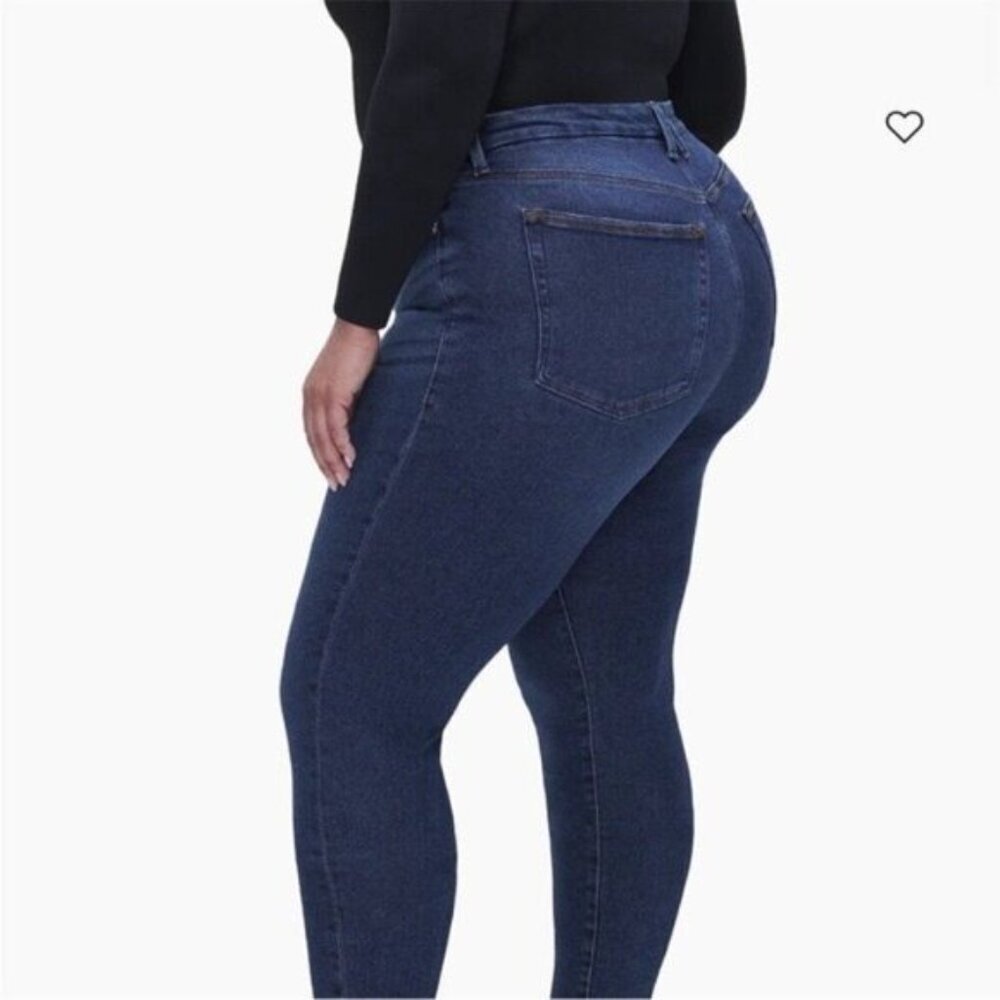 NEW Good American Good Legs LONG Inseam Jeans Skinny Dark Wash Plus Size 30 - Picture 10 of 16